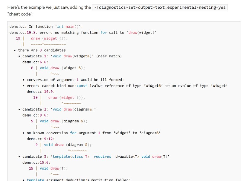 原来 C++ 报错也可以说人话